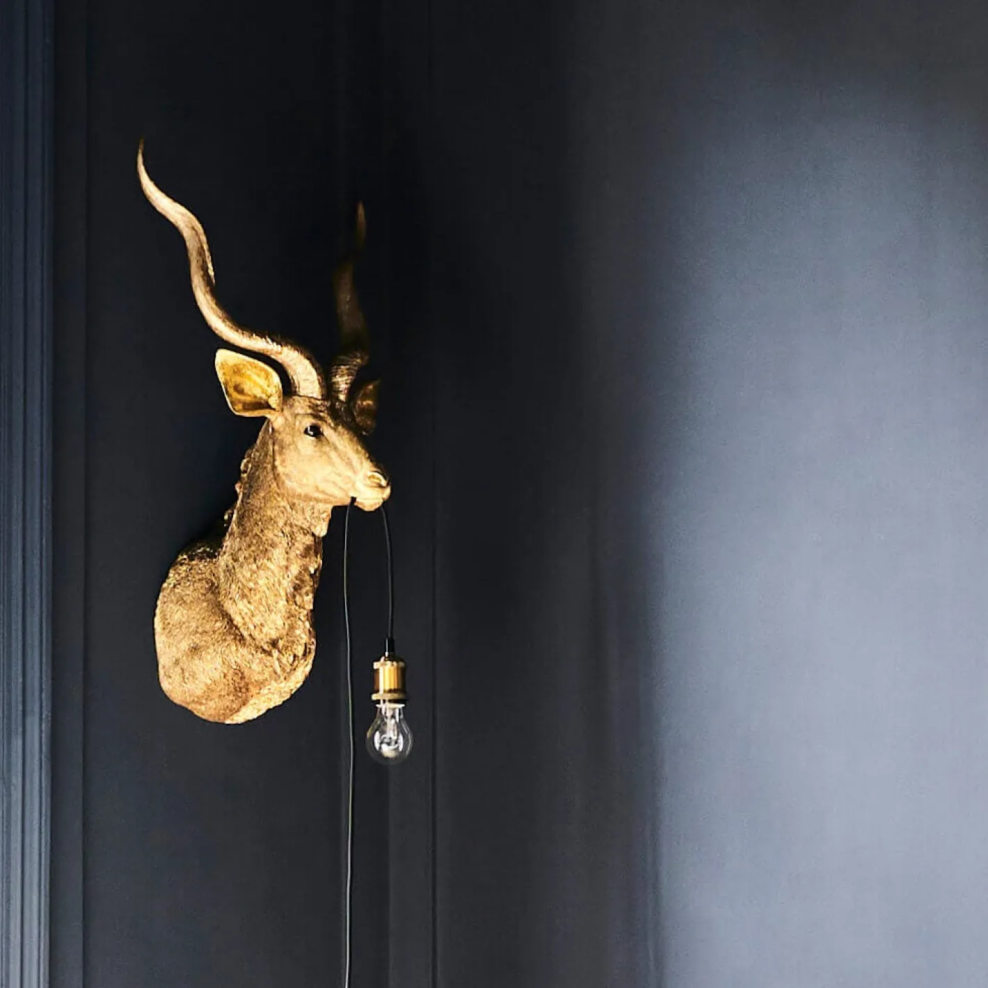 Graham & Green Animal Lights|Wall Lights & Sconces<Gold Antelope Wall Light
