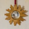 Graham & Green Wall Mirrors<Gold Convex Halo Wall Mirror