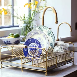 Graham & Green Kitchen Accessories<Gold Dish Rack