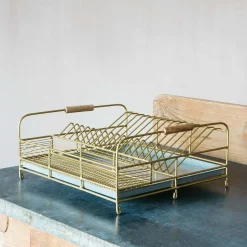 Graham & Green Kitchen Accessories<Gold Dish Rack