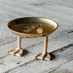 Graham & Green Decorative Accessories|Jewellery Boxes & Trinket Trays<Gold Duck Feet Dish