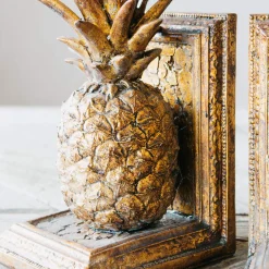 Graham & Green Bookends & Paperweights<Golden Pineapple Bookends