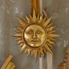 Graham & Green Decorative Accessories<Golden Sun Wall Medallion