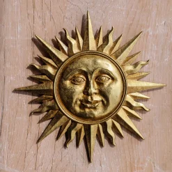 Graham & Green Decorative Accessories<Golden Sun Wall Medallion