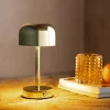 Graham & Green Table Lamps<Gold LED Card Room Table Lamp