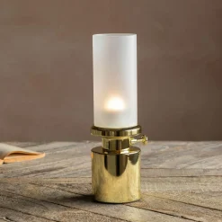 Graham & Green Table Lamps<Gold LED Oil Lamp