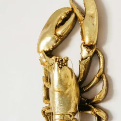 Graham & Green Prints & Wall Art<Gold Lobster Wall Decor