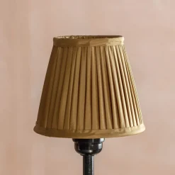 Graham & Green Lamp Shades<Gold Pleated Lamp Shade