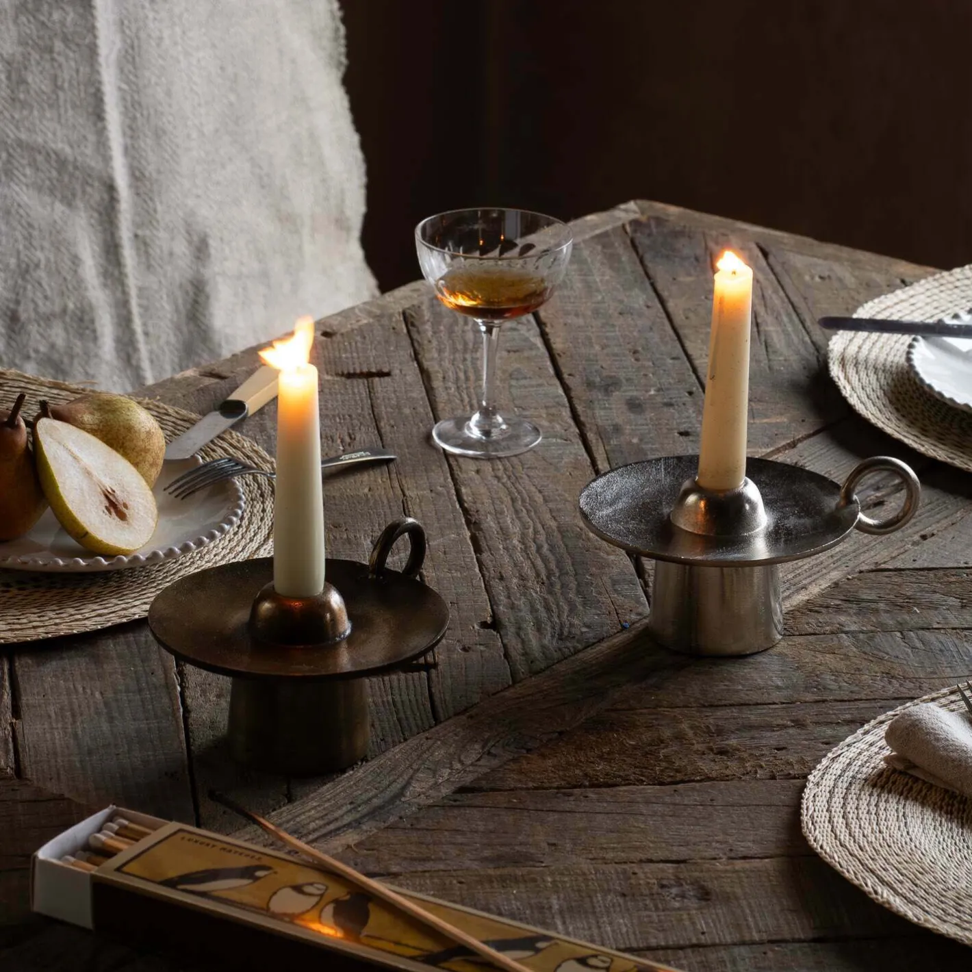 Graham & Green Candle Holders & Candles<Gold Rest Candle Holder