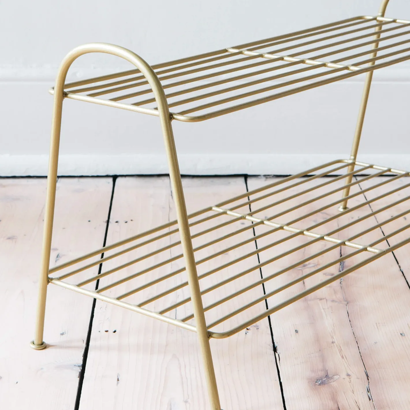 Graham & Green Hallway Storage|Coat Racks & Hooks<Gold Shoe Rack