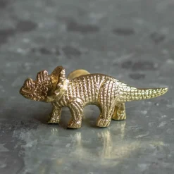 Graham & Green Knobs & Handles<Gold Triceratops Knob