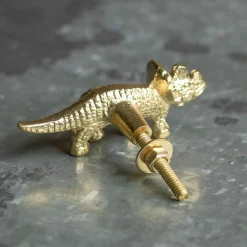 Graham & Green Knobs & Handles<Gold Triceratops Knob