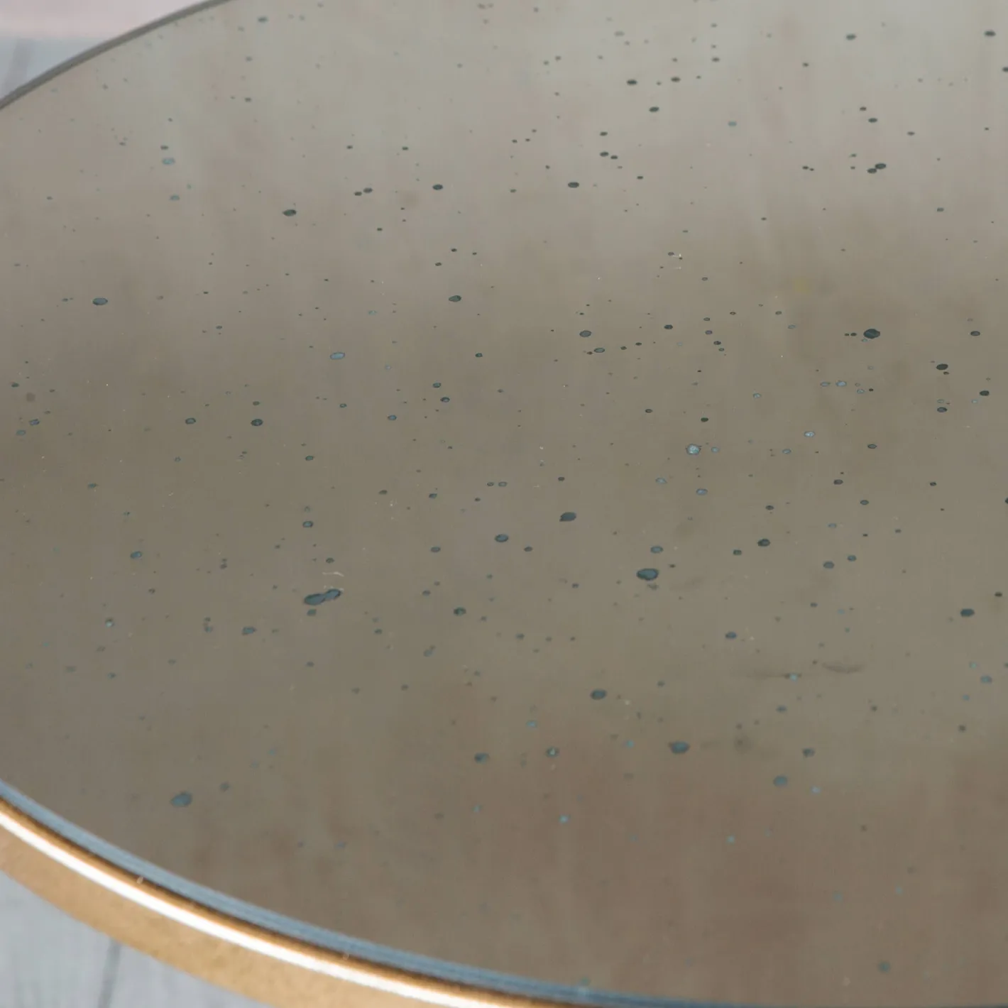 Graham & Green Side Tables<Gold Tripod Mirrored Table