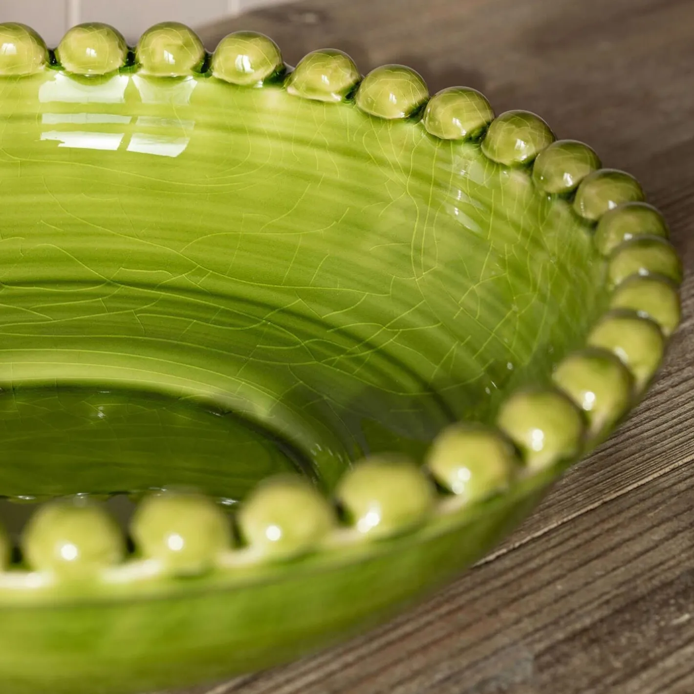 Graham & Green Outdoor Dining|Tableware<Green Bobble Serving Bowl