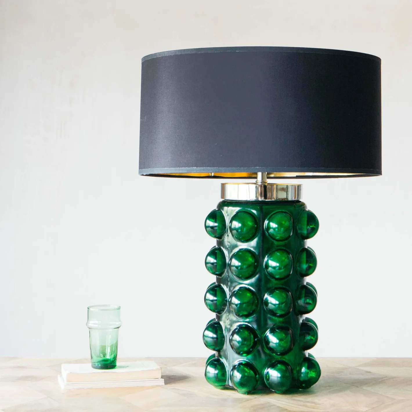 Graham & Green Table Lamps<Green Bobble Table Lamp