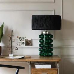 Graham & Green Table Lamps<Green Bobble Table Lamp