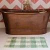 Graham & Green Bath Mats|Bath Mats<Green Gingham Tufted Bath Mat