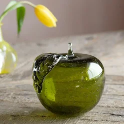 Graham & Green Bookends & Paperweights|Decorative Accessories<Green Glass Apple Ornament