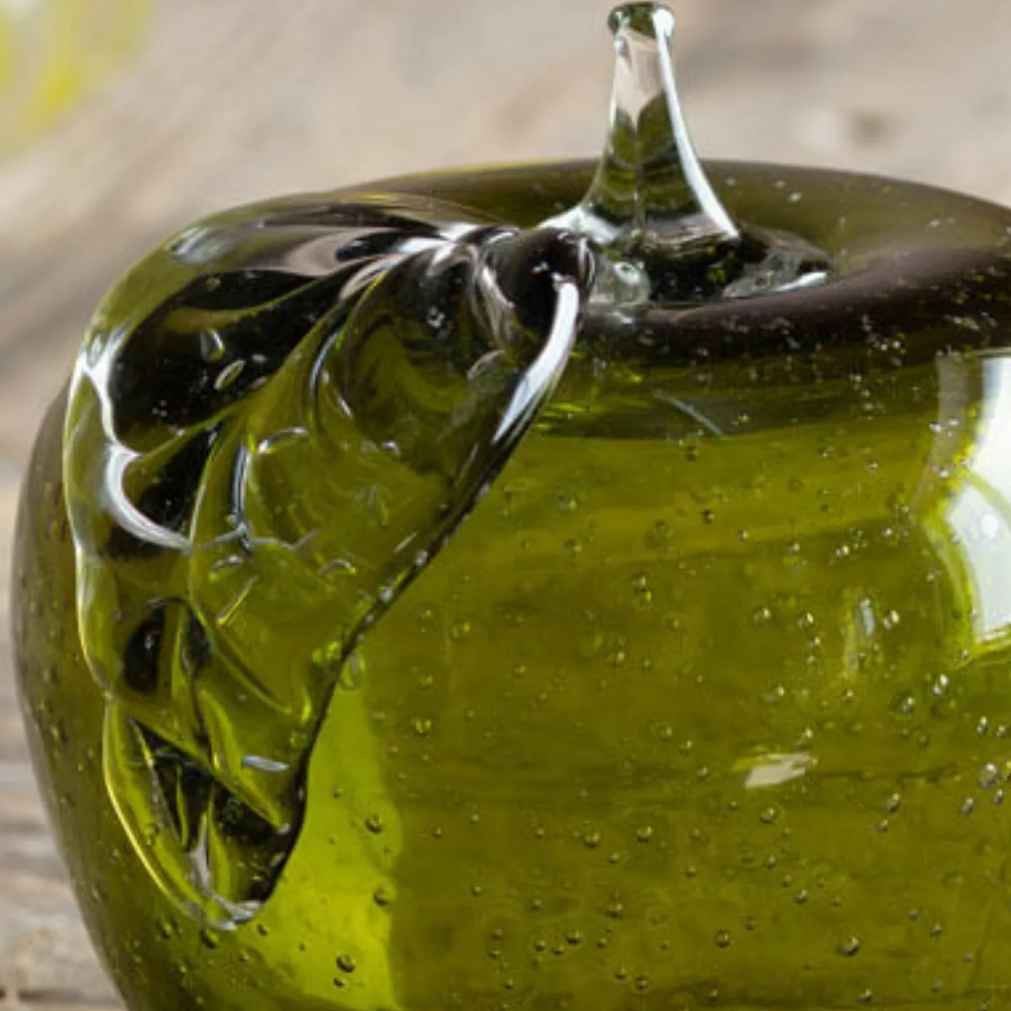 Graham & Green Bookends & Paperweights|Decorative Accessories<Green Glass Apple Ornament