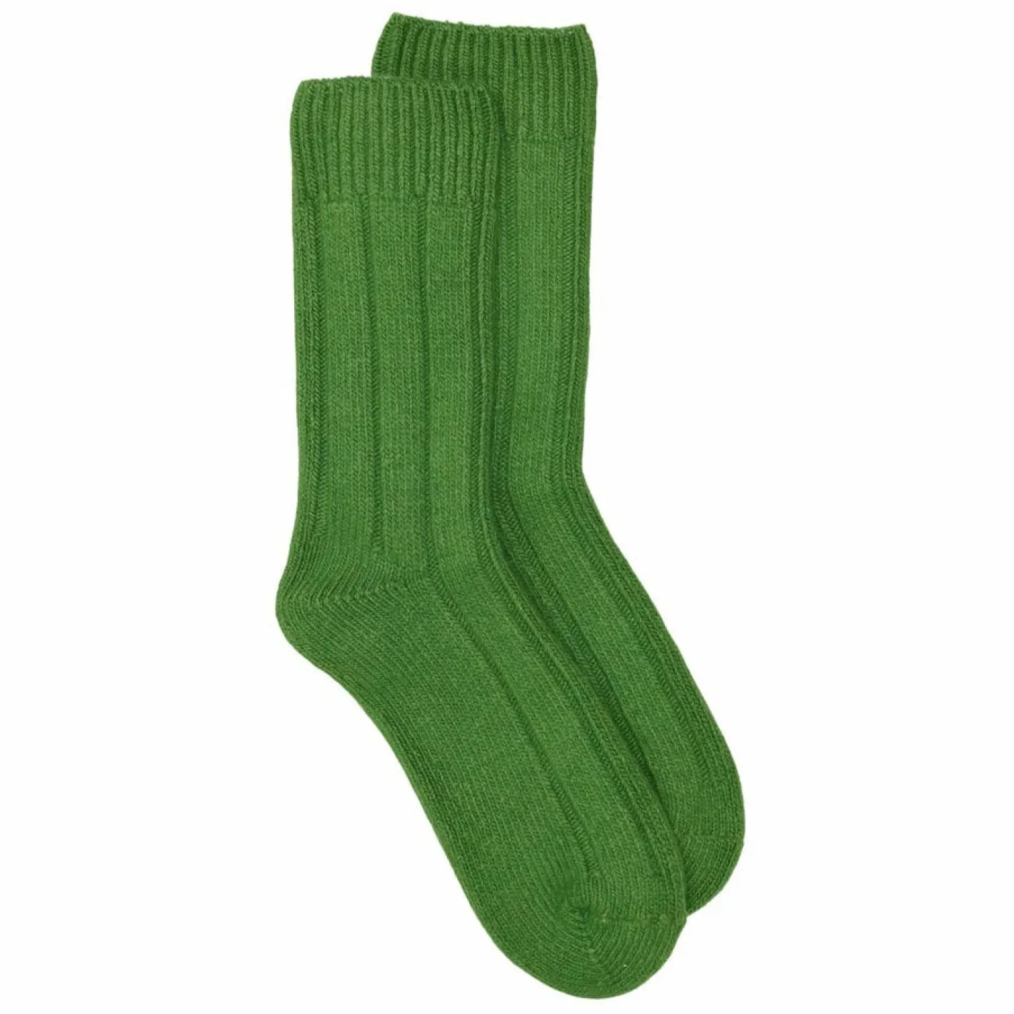 Graham & Green Loungewear<Green Plain Wool Socks