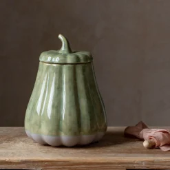 Graham & Green Decorative Accessories|Kitchen Accessories<Green Pumpkin Jar