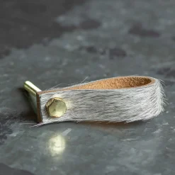 Graham & Green Knobs & Handles<Grey Cowhide Drawer Pull
