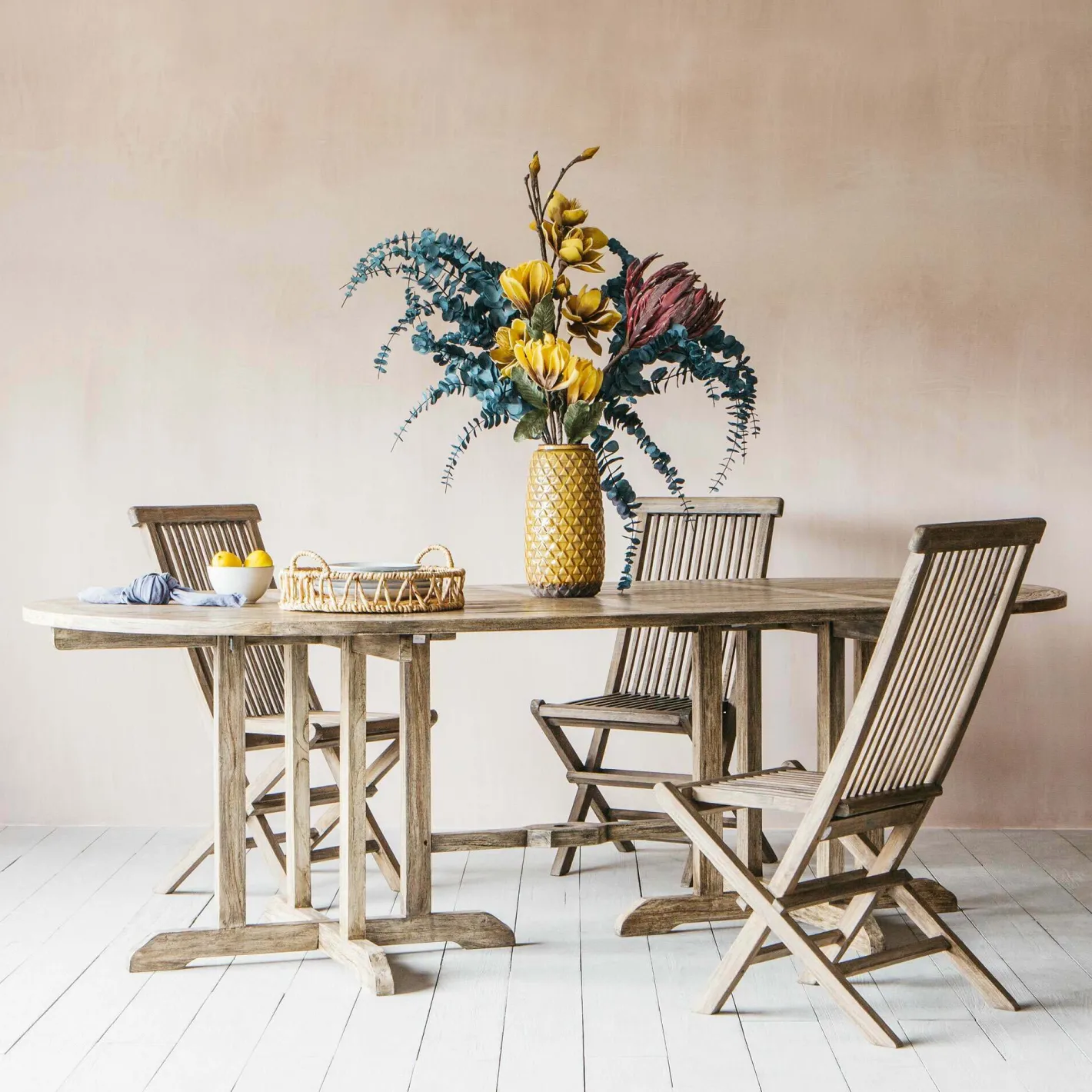 Graham & Green Garden Tables & Sets|Garden Tables & Sets<Grey Teak 10 Seater Garden Table