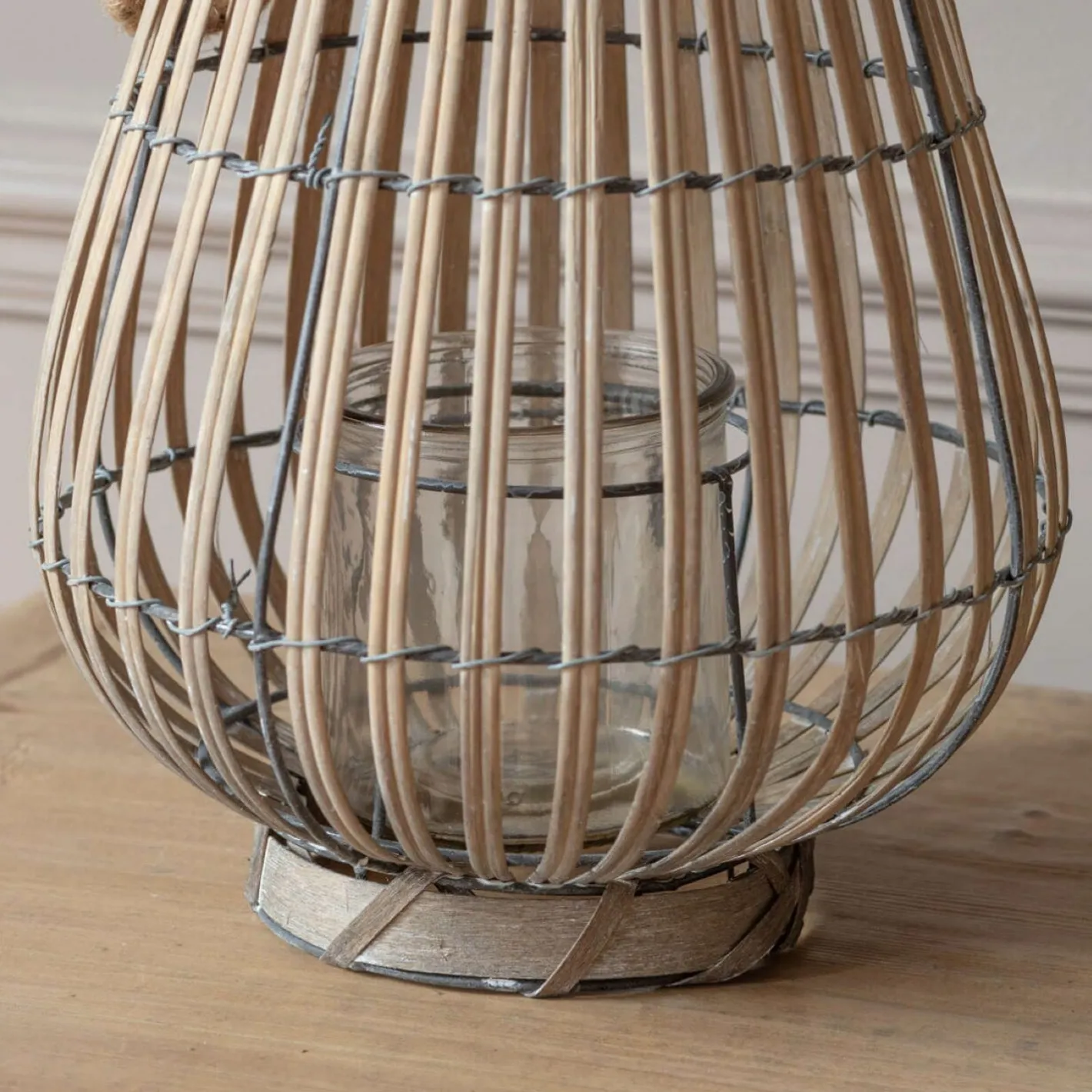 Graham & Green Candle Holders & Candles<Grey Willow Lantern
