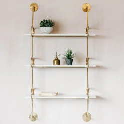 Graham & Green Shelves & Bookcases<Hallie Three Tier Marble Shelf