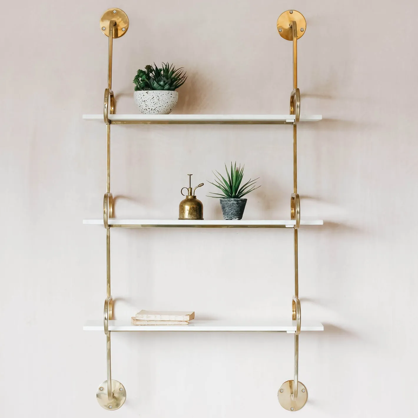 Graham & Green Shelves & Bookcases<Hallie Three Tier Marble Shelf