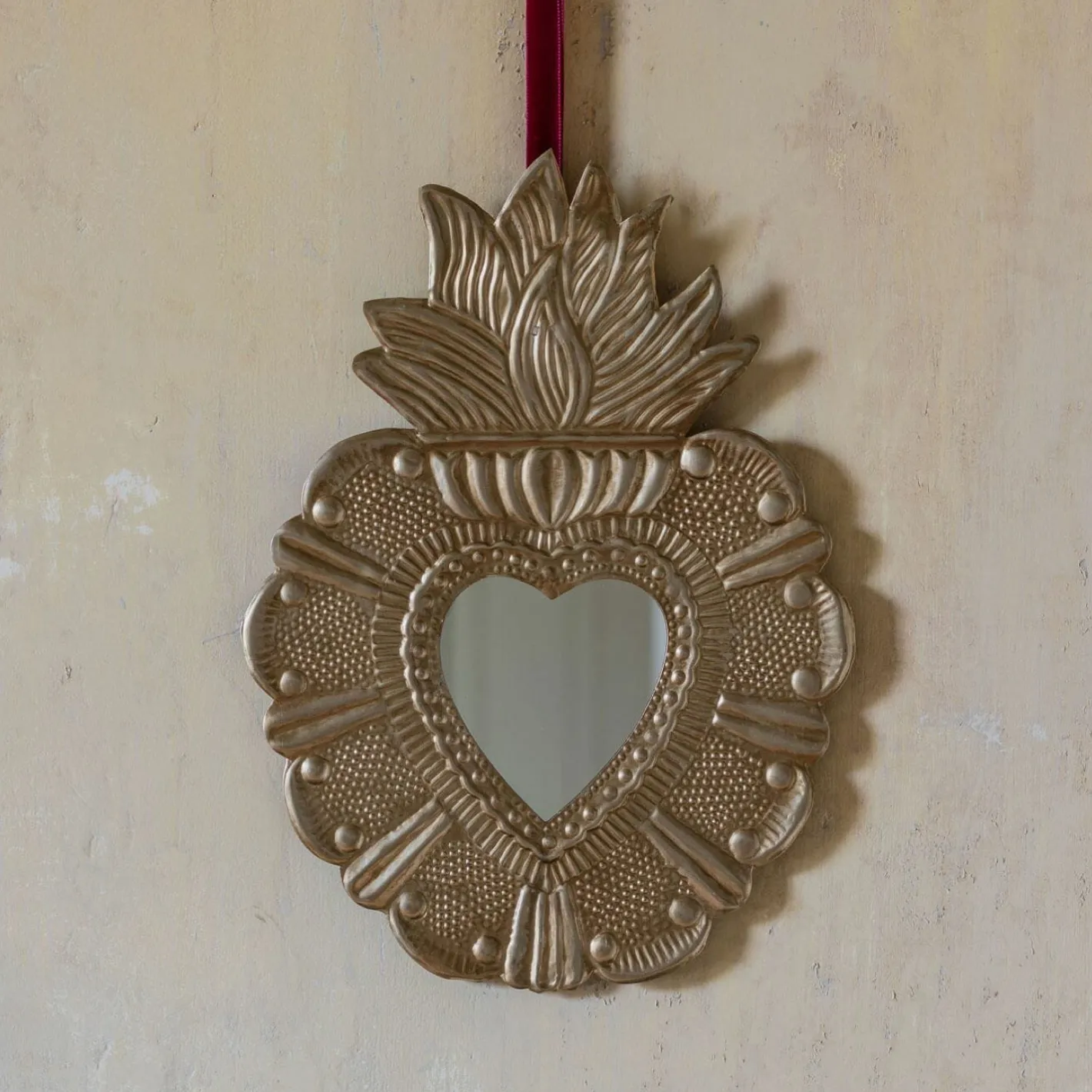 Graham & Green Wall Mirrors<Heart and Flames Mirror