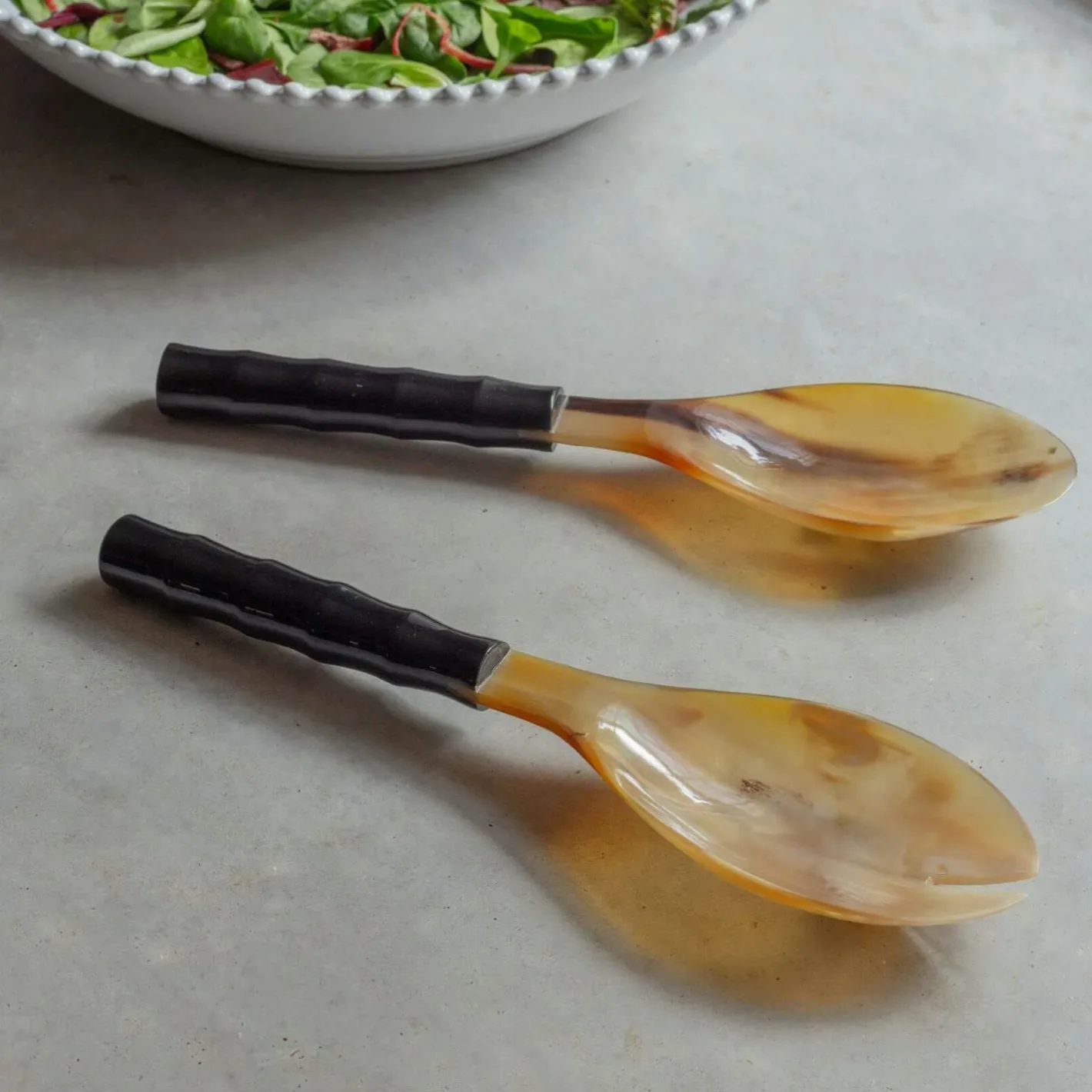 Graham & Green Outdoor Dining|Kitchen Accessories<Horn and Resin Salad Servers
