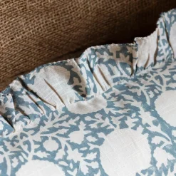 Graham & Green Sofa Cushions|Cushions<Indian Hand Block Printed Square Floral Cushions