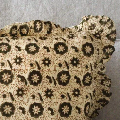 Graham & Green Sofa Cushions|Cushions<Indian Hand Block Printed Square Floral Cushions