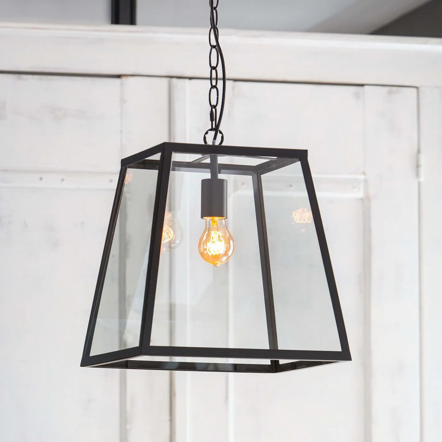 Graham & Green Ceiling Lights & Chandeliers<Inko Glass Lantern Pendant Light