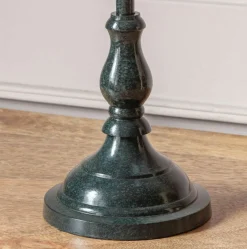 Graham & Green Table Lamps<Iris Table Lamp with Blue Scalloped Shade