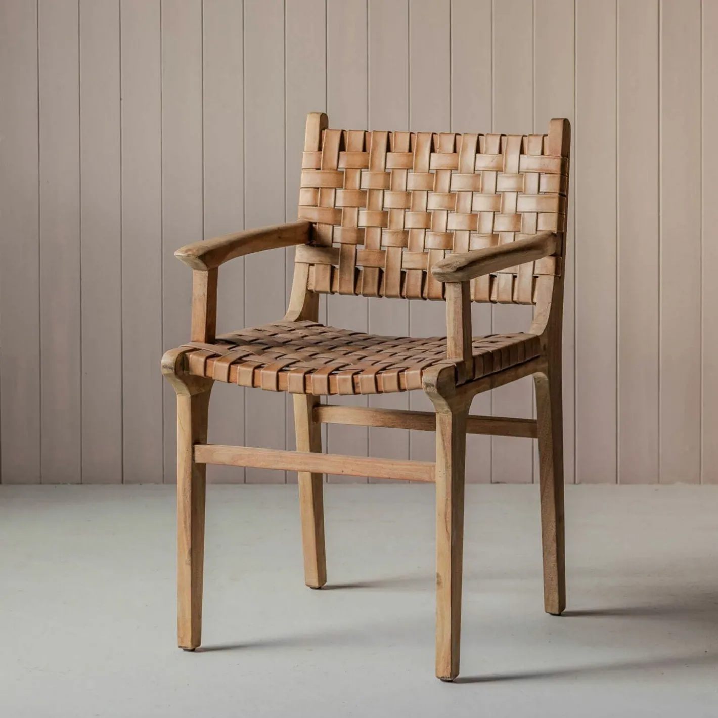 Graham & Green Armchairs|Dining Chairs<Ivan Leather Armchair