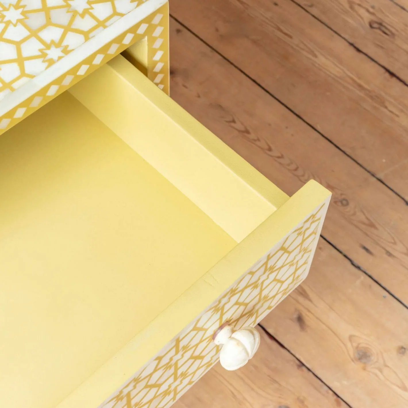 Graham & Green Bedside Tables<Jaipur Bone Inlay Bedside Table