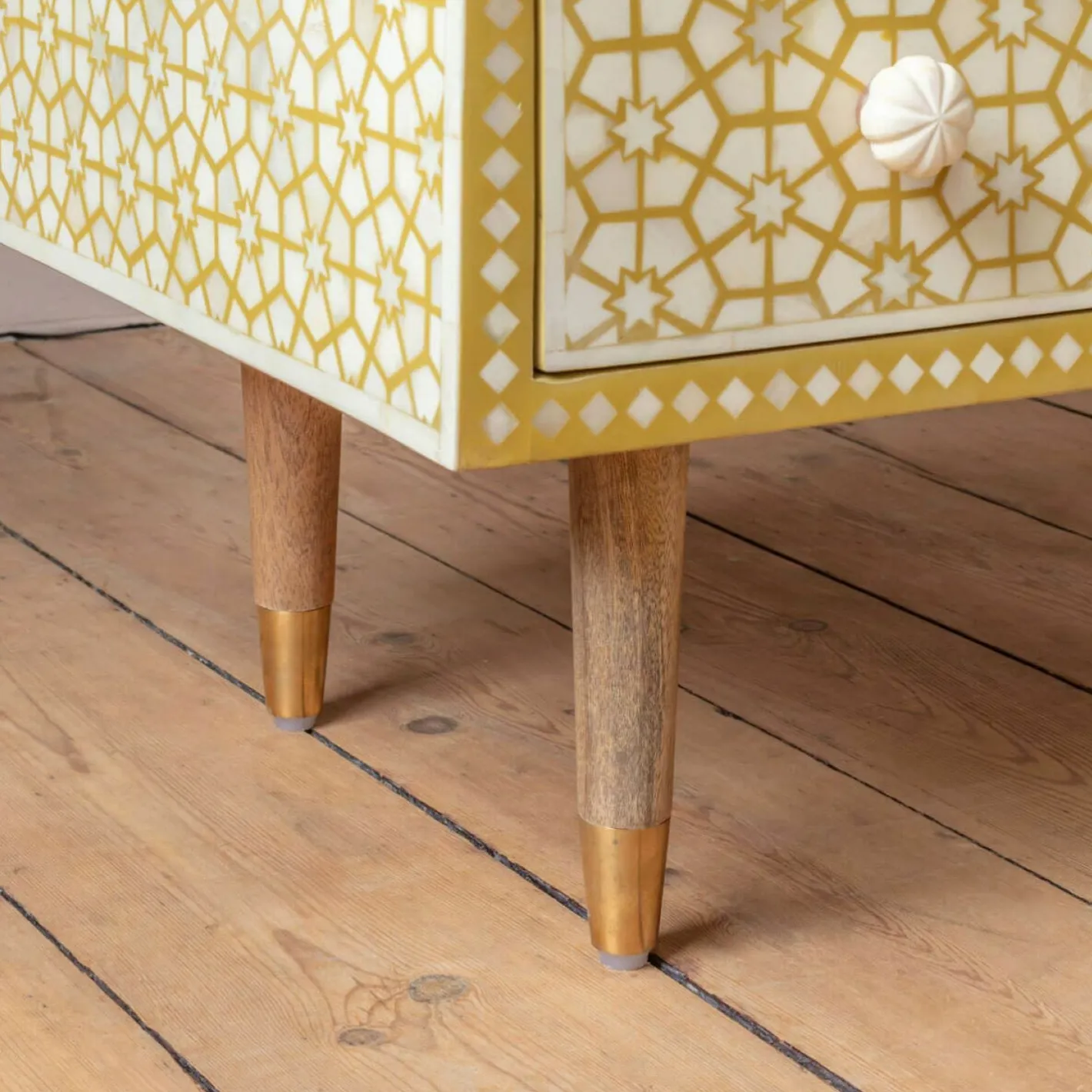 Graham & Green Bedside Tables<Jaipur Bone Inlay Bedside Table