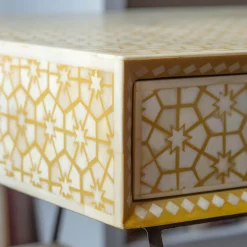 Graham & Green Desks<Jaipur Bone Inlay Desk