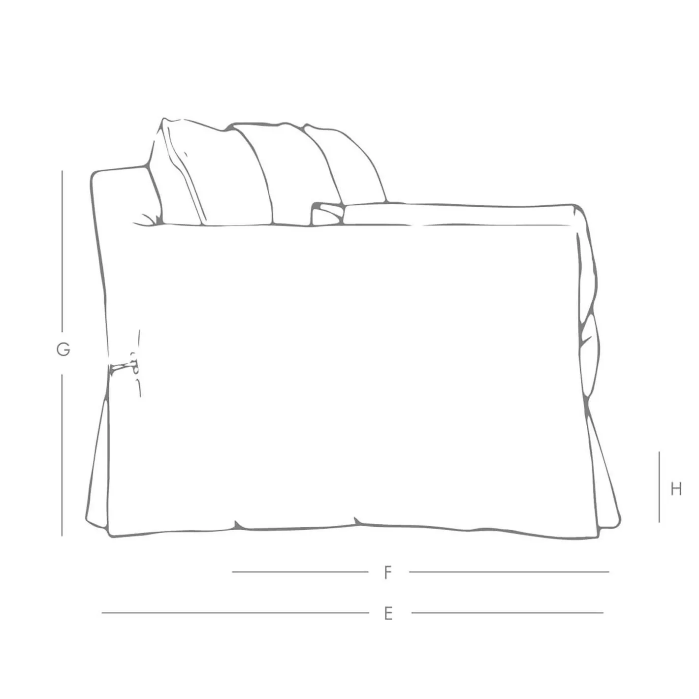 Graham & Green Ready To Go Sofas<Jasmine Natural Belgian Linen Three Seater Sofa