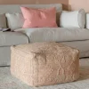 Graham & Green Pouffes & Beanbags|Pouffes & Bean Bags<Josie Pink Pouffe
