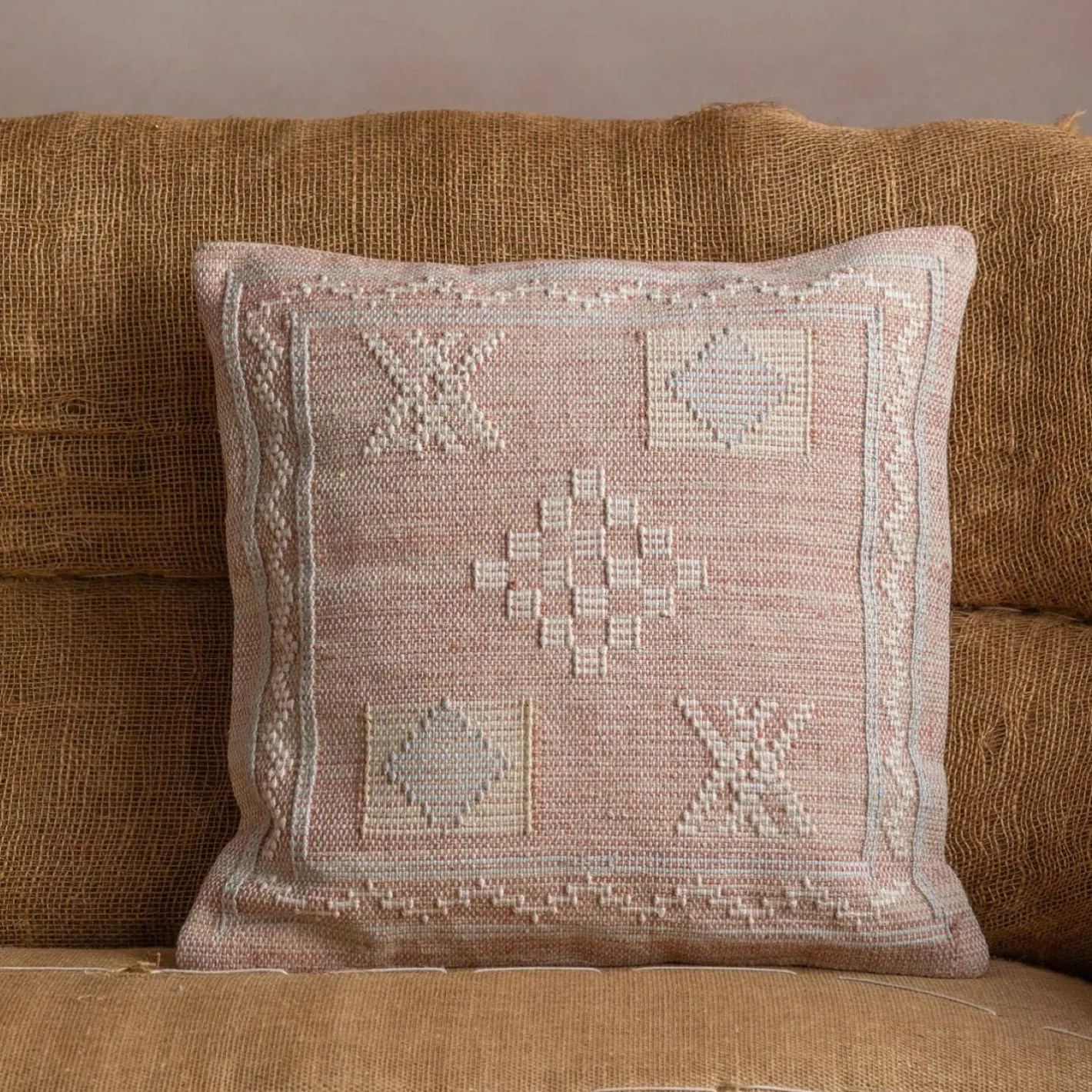 Graham & Green Sofa Cushions|Cushions<Josie Square Pink Cushion