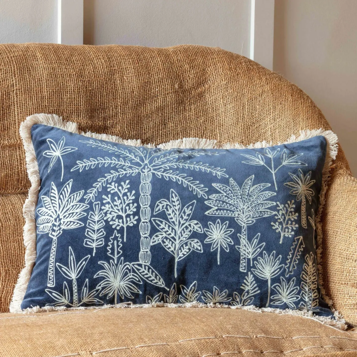 Graham & Green Sofa Cushions|Cushions<Jungle Crewel Embroidery Cushions