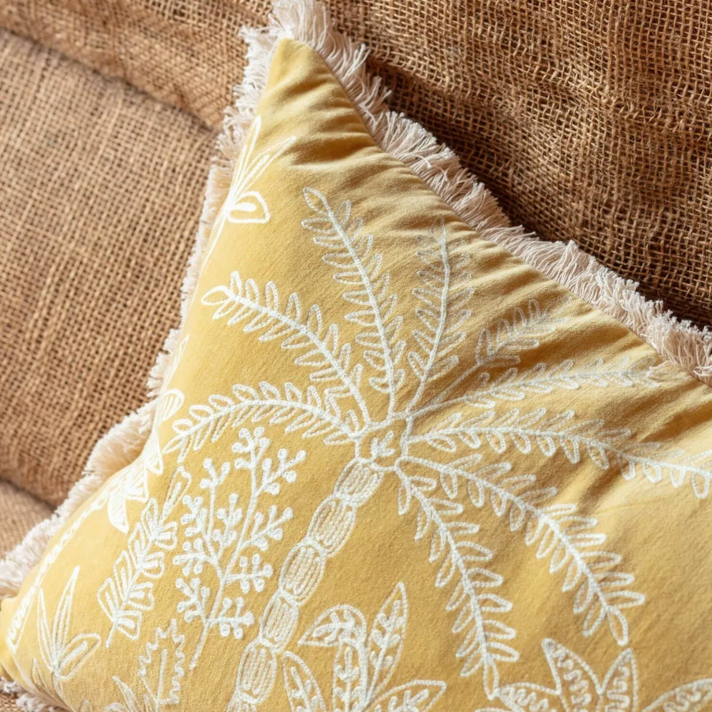 Graham & Green Sofa Cushions|Cushions<Jungle Crewel Embroidery Cushions