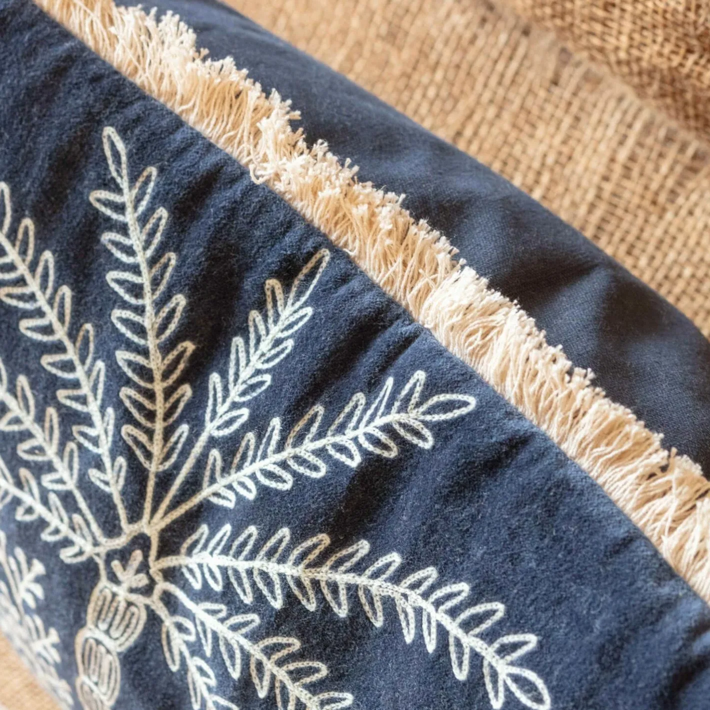 Graham & Green Sofa Cushions|Cushions<Jungle Crewel Embroidery Cushions