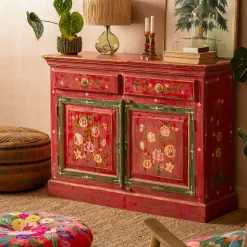 Graham & Green Cabinets & Cupboards<Junli Red Painted Cabinet