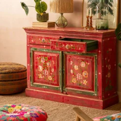 Graham & Green Cabinets & Cupboards<Junli Red Painted Cabinet