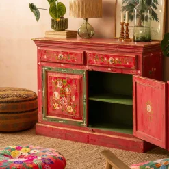 Graham & Green Cabinets & Cupboards<Junli Red Painted Cabinet
