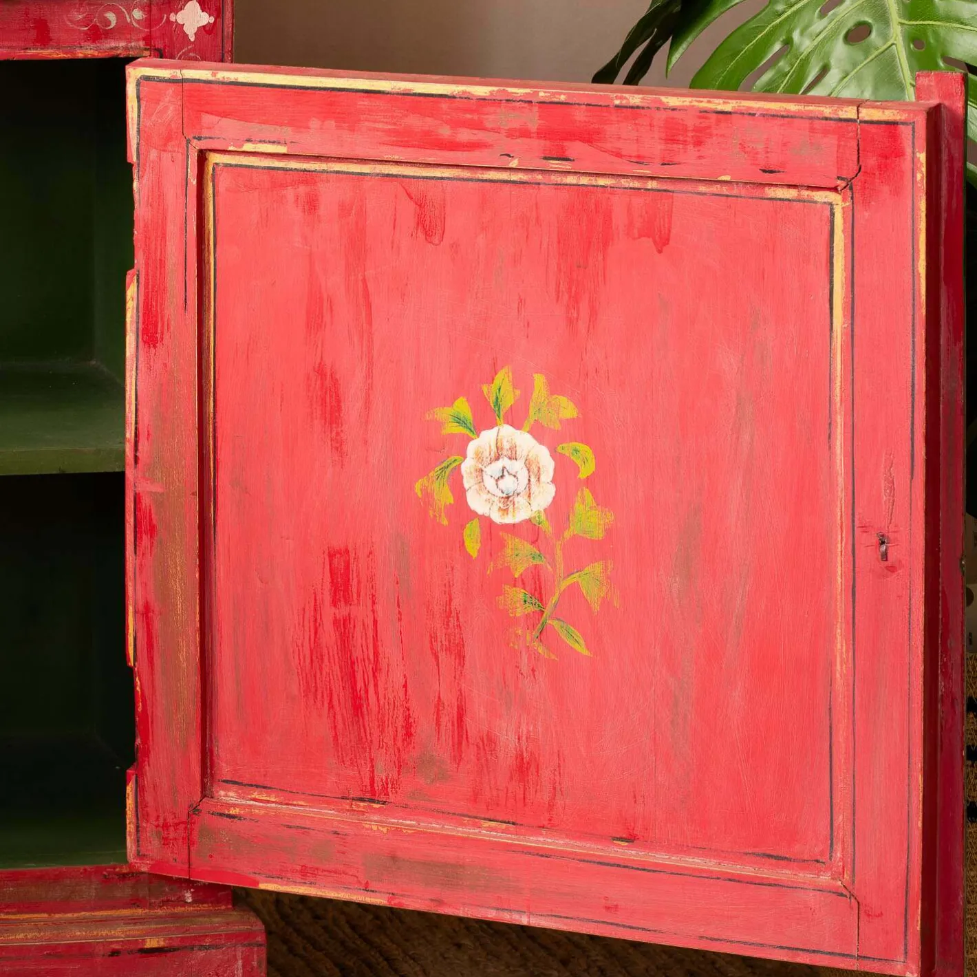 Graham & Green Cabinets & Cupboards<Junli Red Painted Cabinet